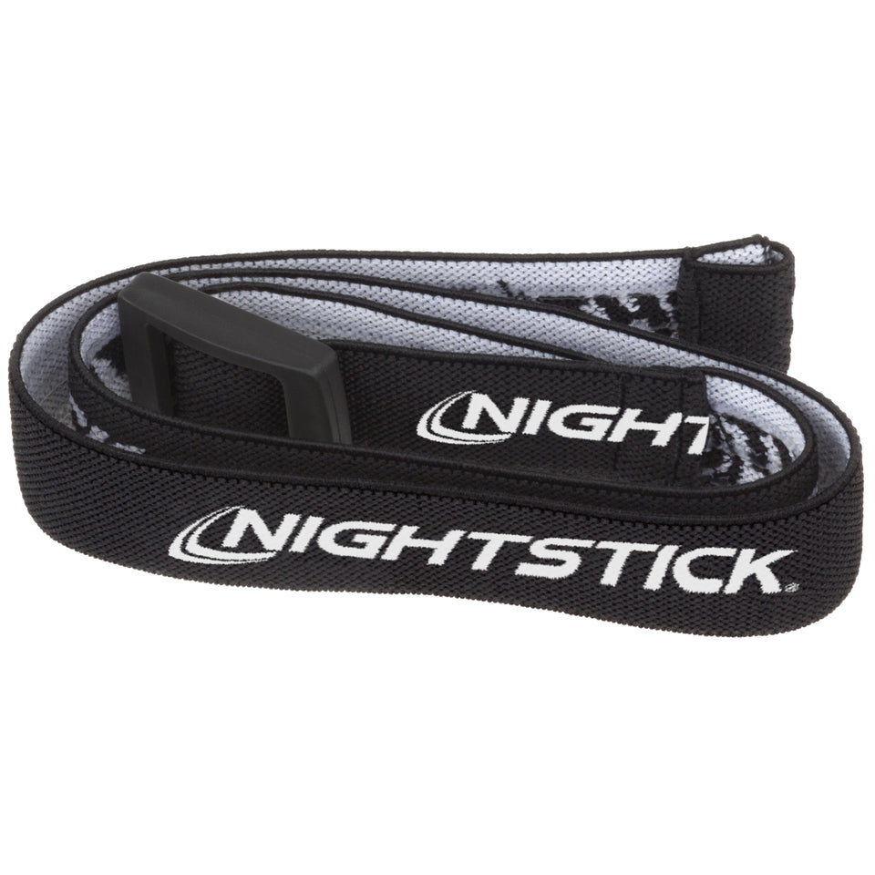 4500-ESTRAP: Black Elastic Head Strap with Non-Slip Lining 