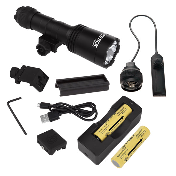 LGL-170: Rechargeable Full-Size Long Gun Light Kit - (2) 186...