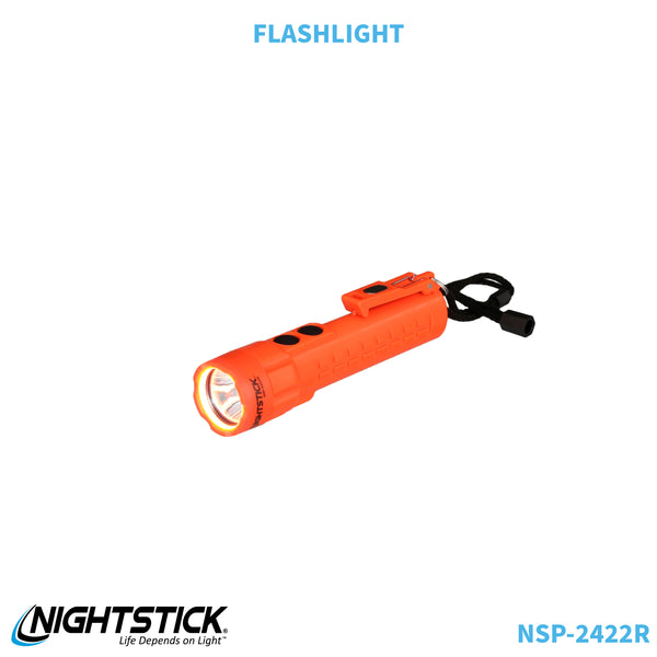 NSP-2422R: Dual-Light Flashlight w/Dual Magnets