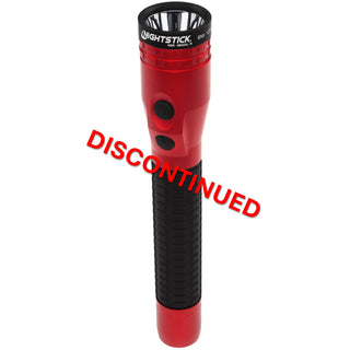 NSR-9940XL-R: Metal Dual-Light Rechargeable Flashlight w/Magnet - Red