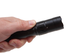 USB-568XL: BARRAGE™ - USB Tactical Flashlight with Red and Green Floodlight - Black