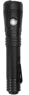 USB-588-T: Turbo High Candela USB Dual-Light Rechargeable Tactical Flashlight - Black