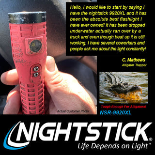 NSR-9920XLLB: Polymer Dual-Light Rechargeable Flashlight w/Magnet (light & battery only)