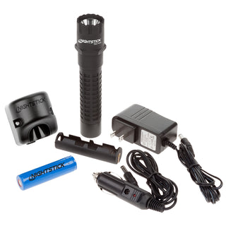 TAC-400B: Polymer Tactical Flashlight - Rechargeable