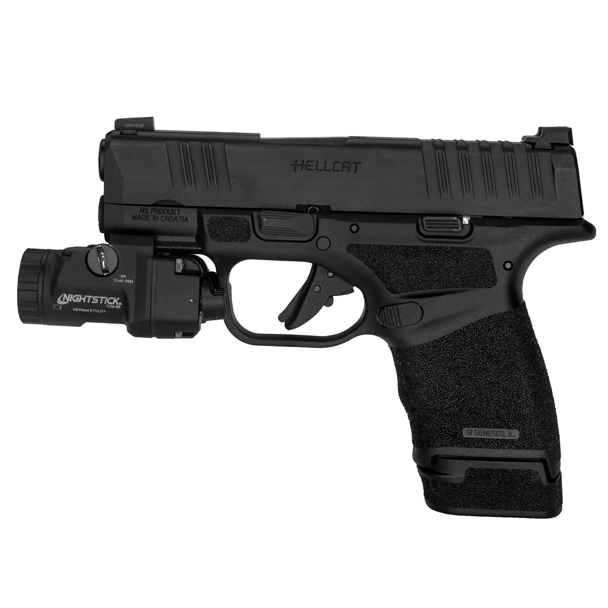 TCM-5B: Subcompact Weapon-Mounted Light for Narrow Rail Hand...